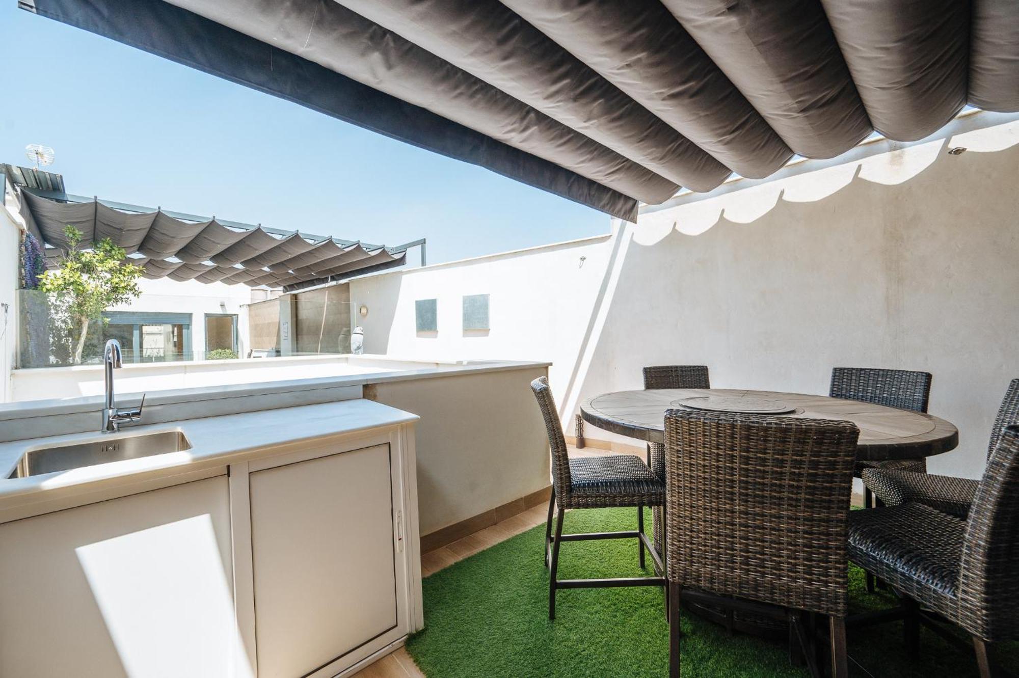 Elegant Duplex 3 Master Bedrooms And Private 塞维利亚 外观 照片