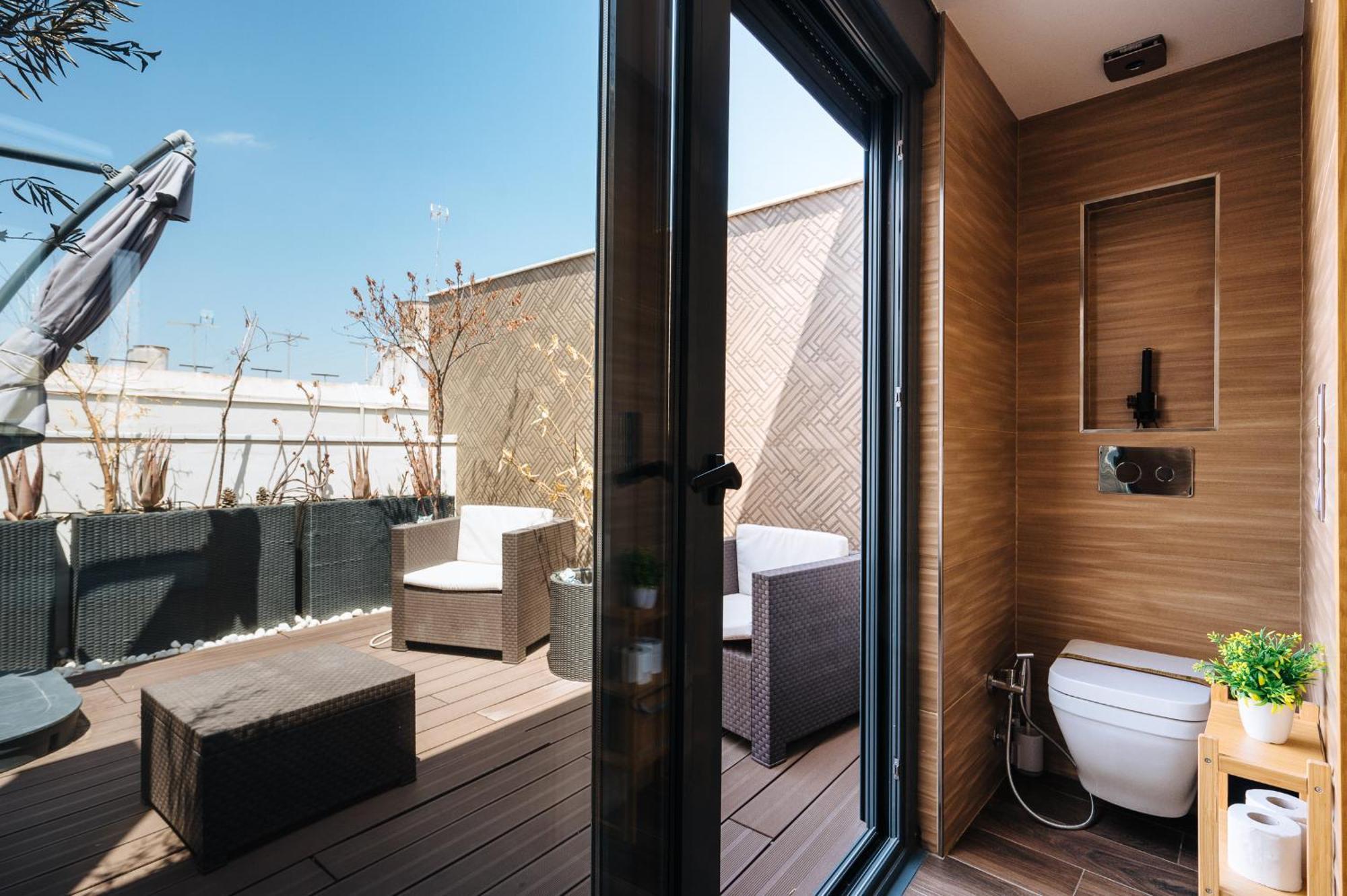Elegant Duplex 3 Master Bedrooms And Private 塞维利亚 外观 照片